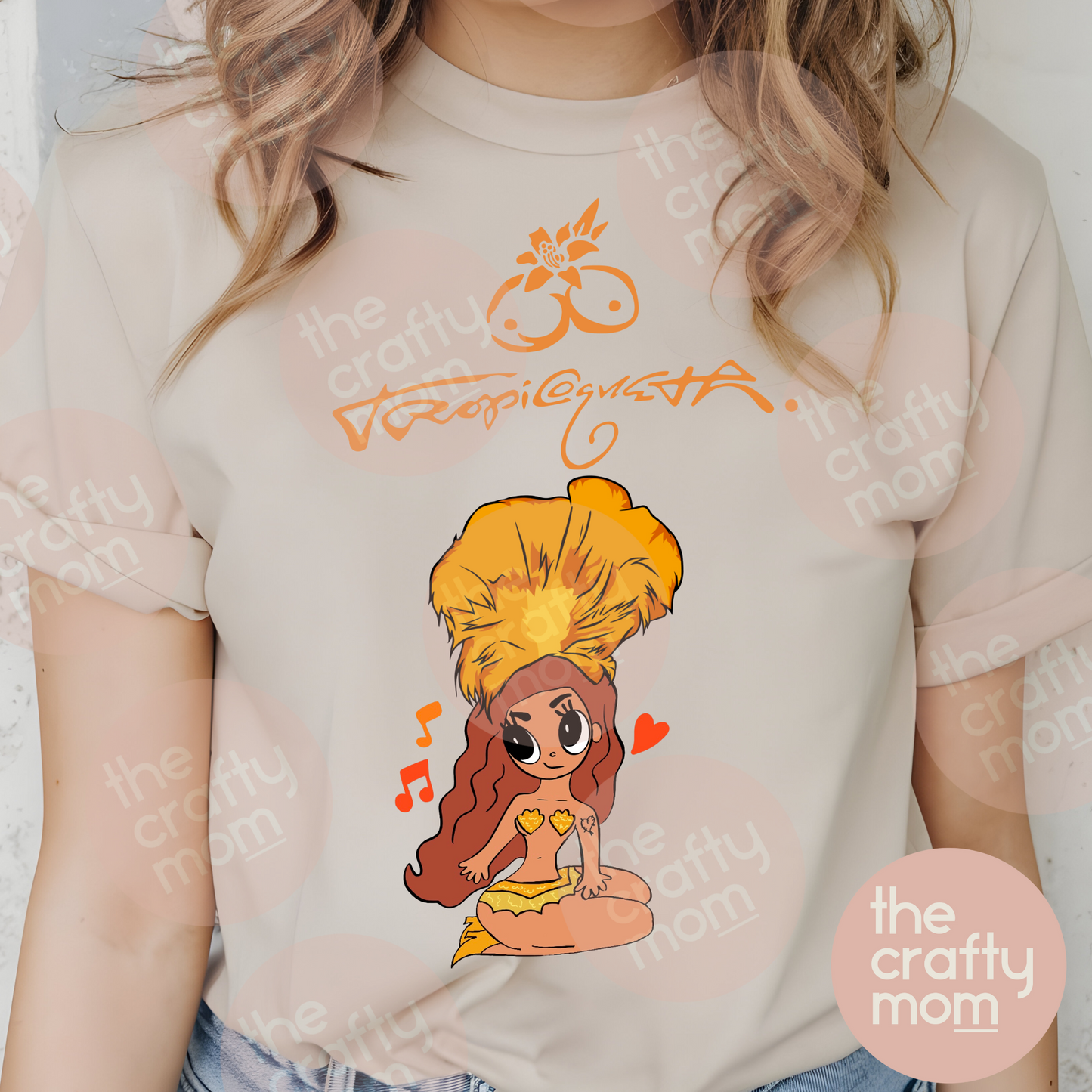 2025 Karol G “Tropicoqueta” T-Shirt – Tropical Cartoon Edition