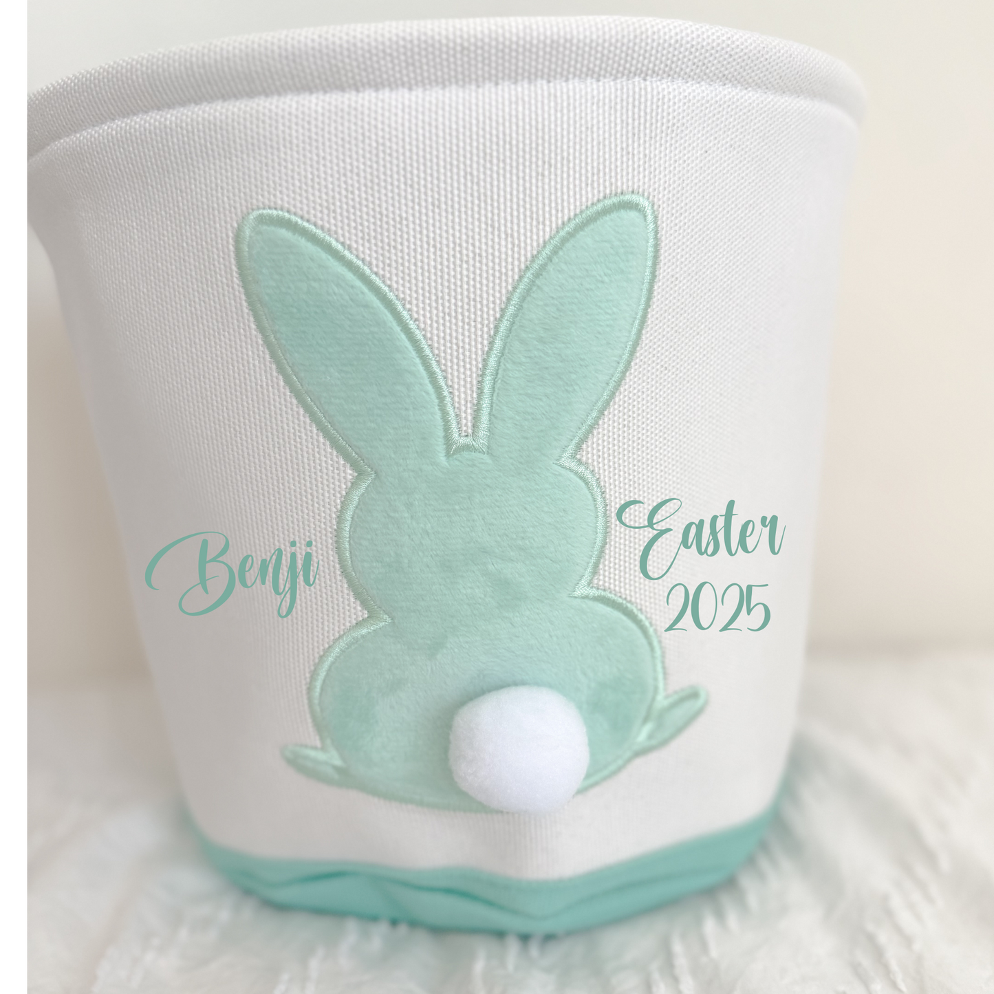 Personalized Easter Basket - 8" Tall x 10" Diameter