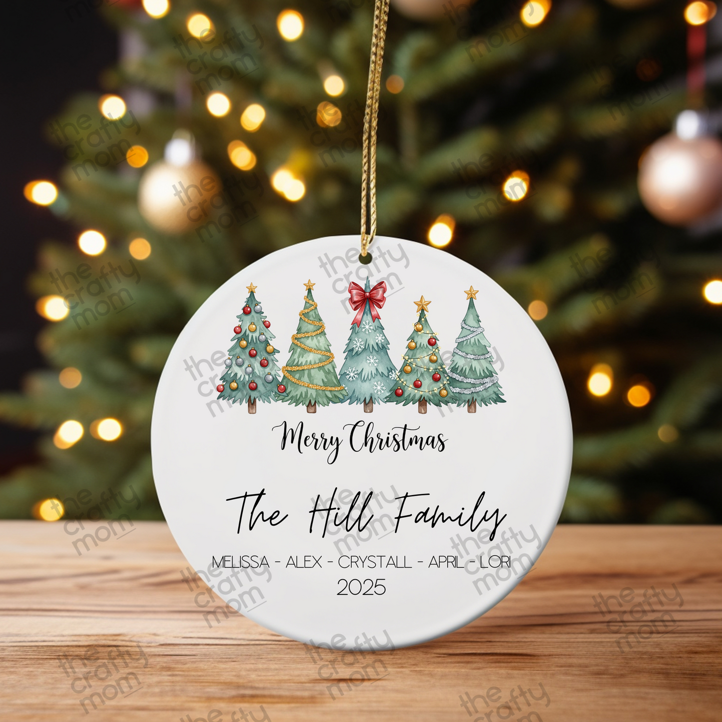 Personalized ceramic ornament