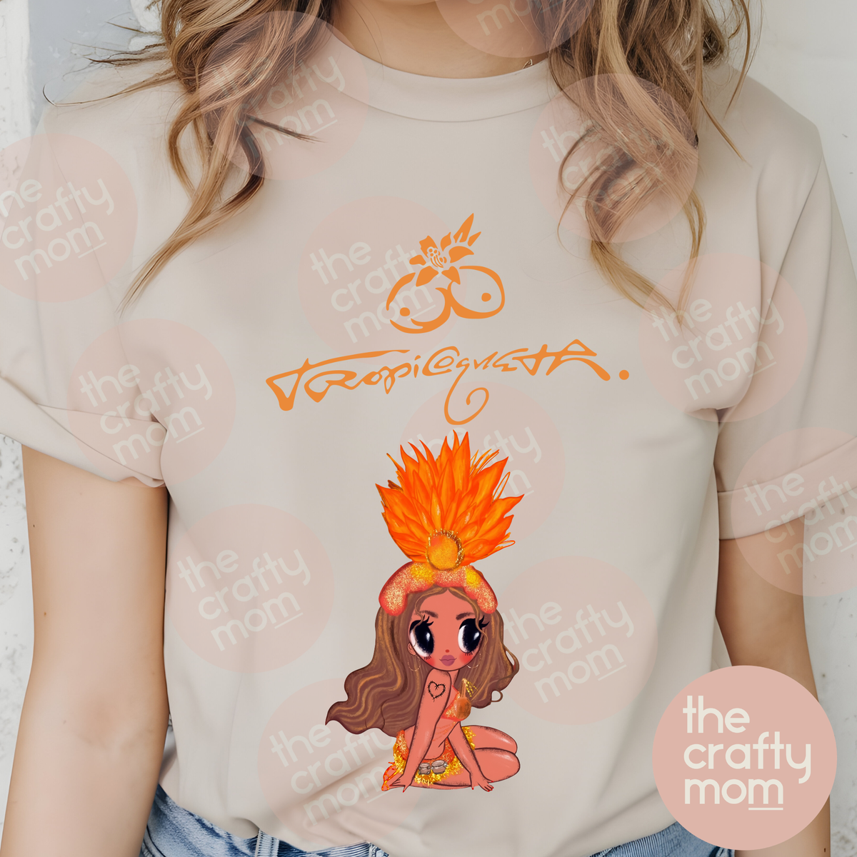 2025 Karol G “Tropicoqueta” T-Shirt – Tropical Cartoon Edition