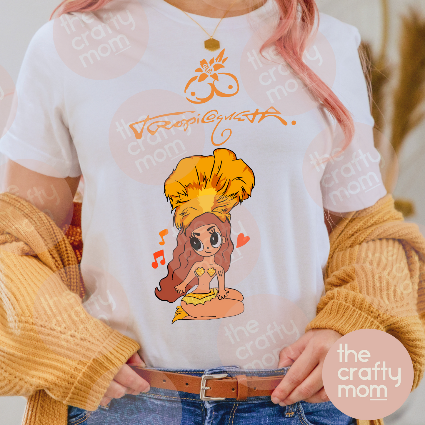 2025 Karol G “Tropicoqueta” T-Shirt – Tropical Cartoon Edition