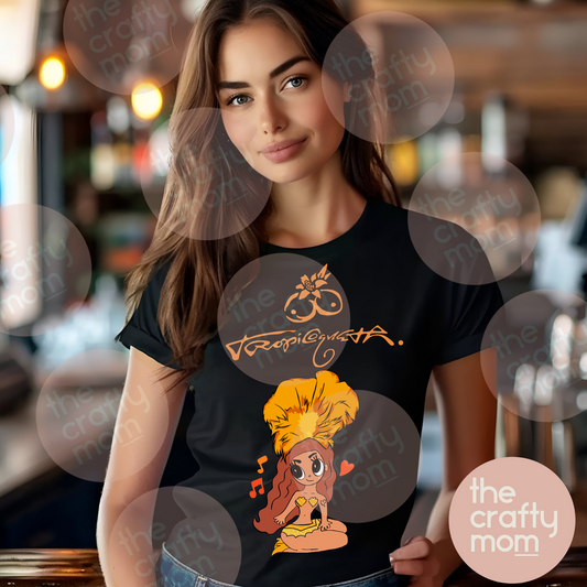 2025 Karol G “Tropicoqueta” T-Shirt – Tropical Cartoon Edition