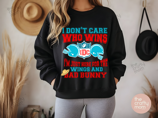 Wings and Bad Bunny Sweatshirt