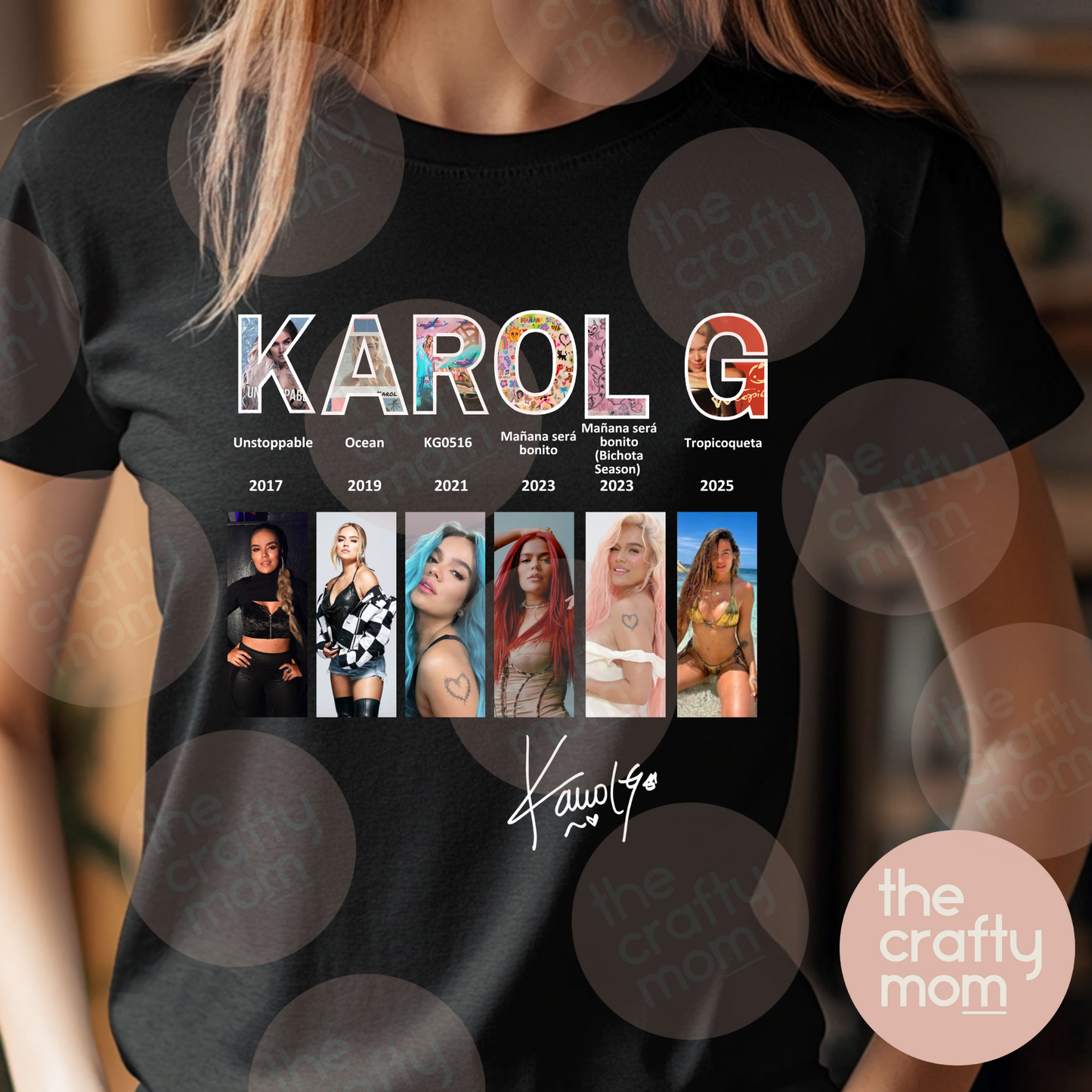 2025 Karol G Tropicoqueta Discography T‑Shirt