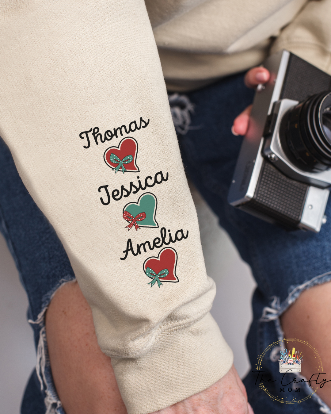 Mama Claus Personalized sleeve