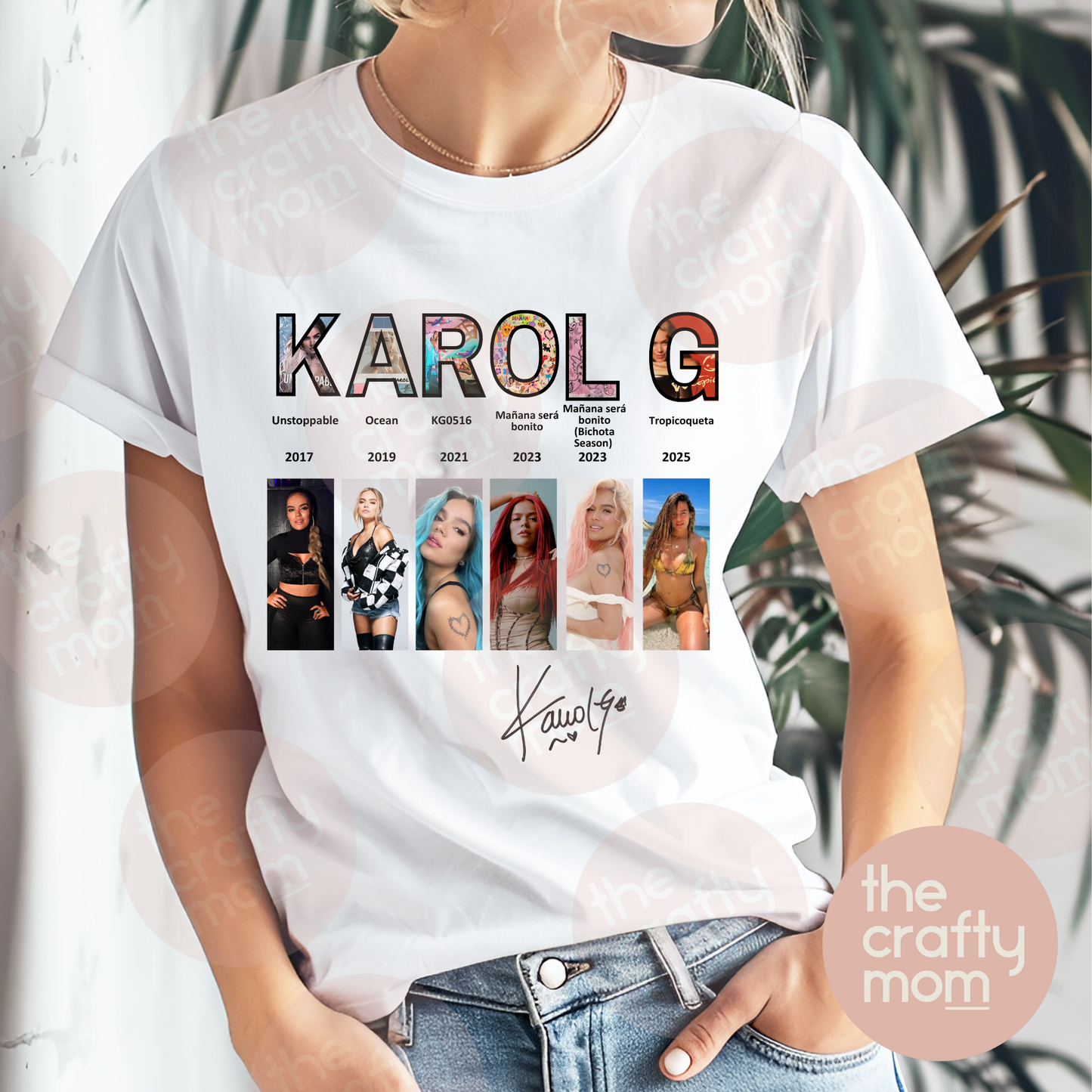 2025 Karol G Tropicoqueta Discography T‑Shirt