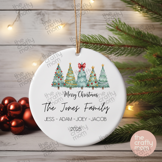 Personalized ceramic ornament