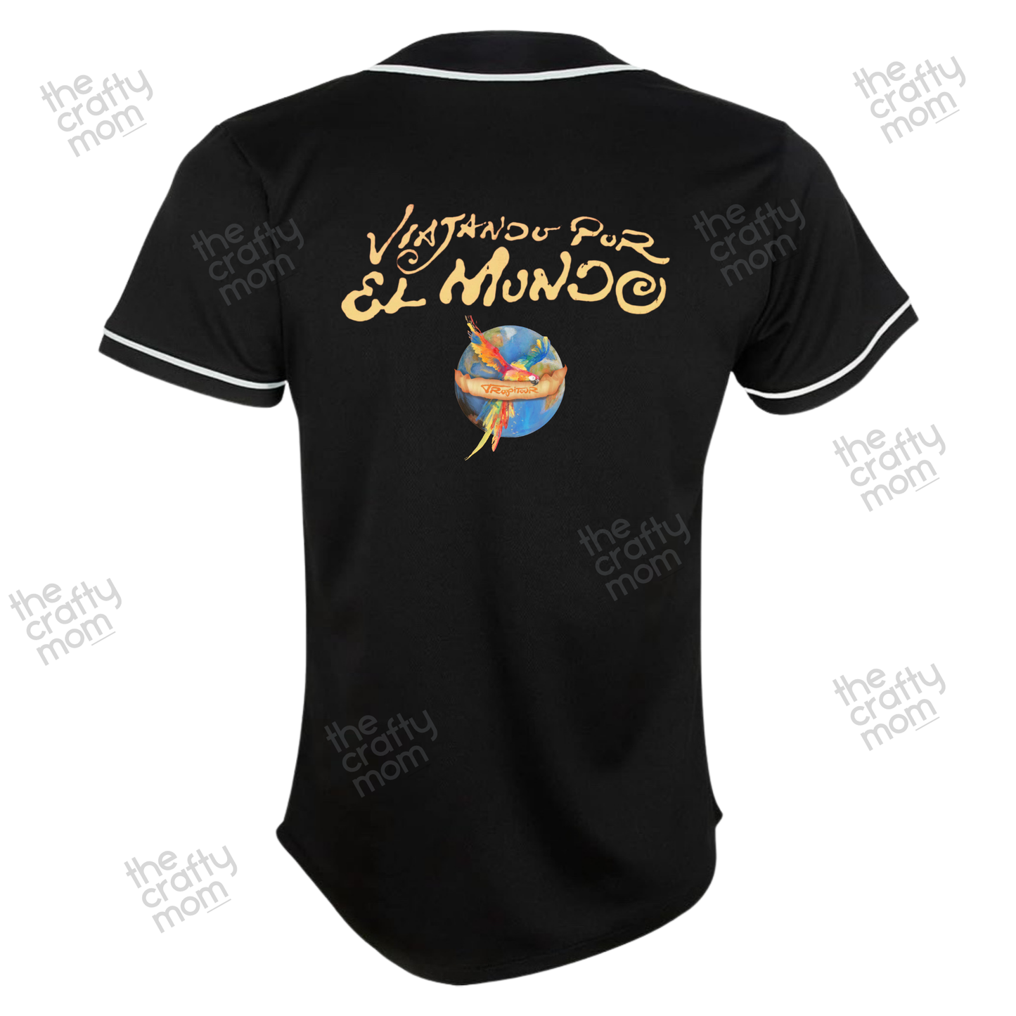 Karol G Inspired Baseball Jersey, Tropicoqueta Shirt, Viajando Por El Mundo tour Back Print, Latin Concert Outfit, Reggaeton Jersey