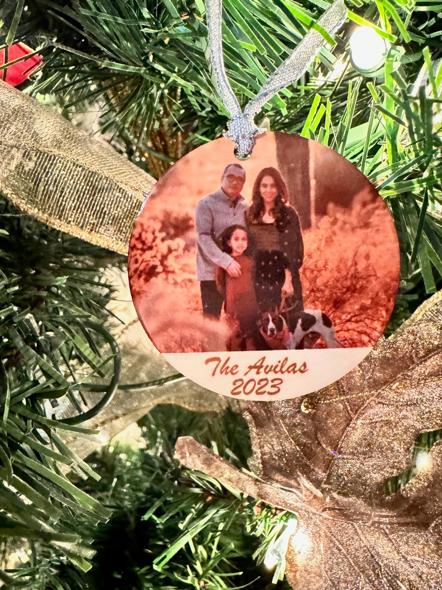 Custom flat ornament
