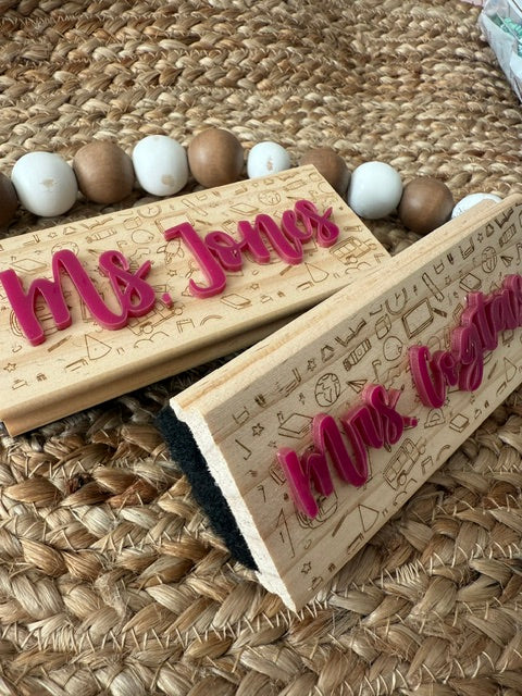 Teacher Eraser Personalized