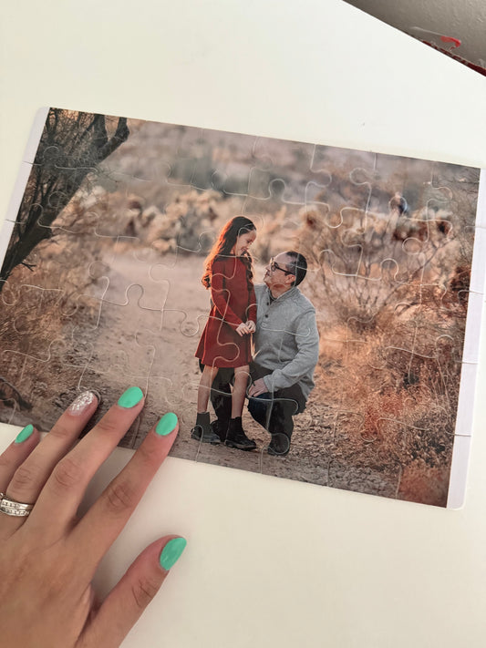 Personalized puzzle photo