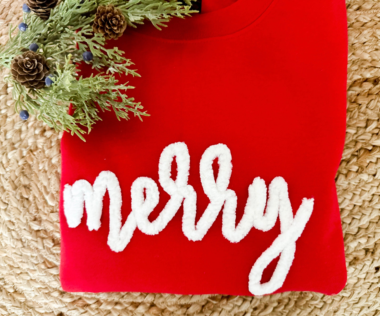 Merry Chenille Sweatshirt