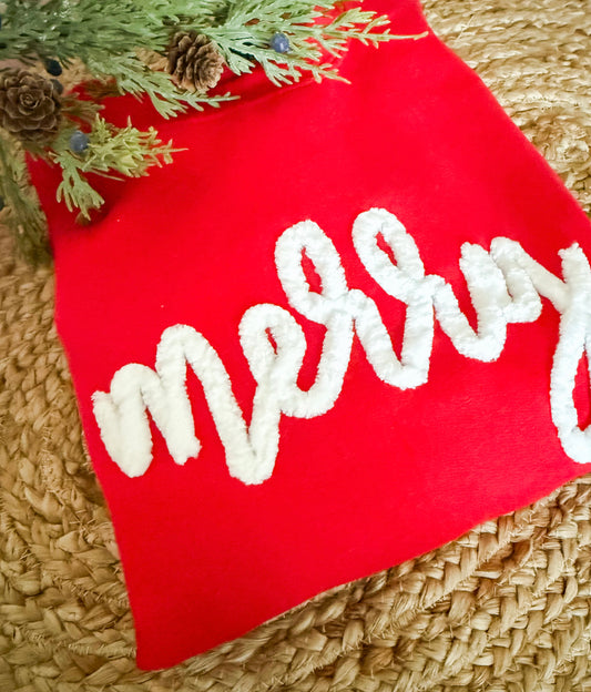 Merry Chenille Sweatshirt