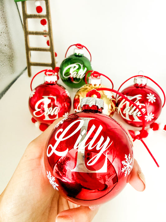 Personalized Christmas Ornaments