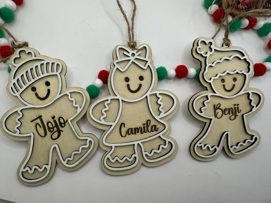 Personalized Gingerbread Ornament