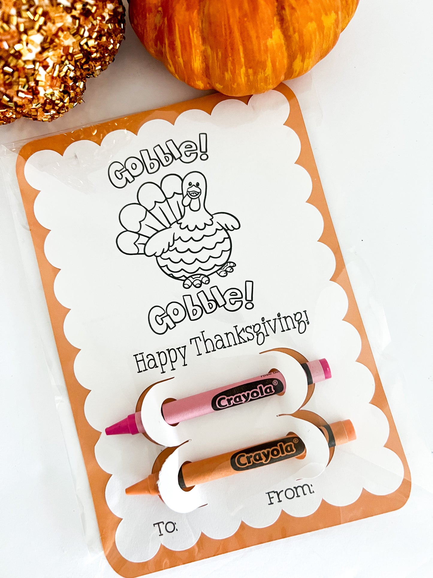 Thanksgiving Coloring Cards