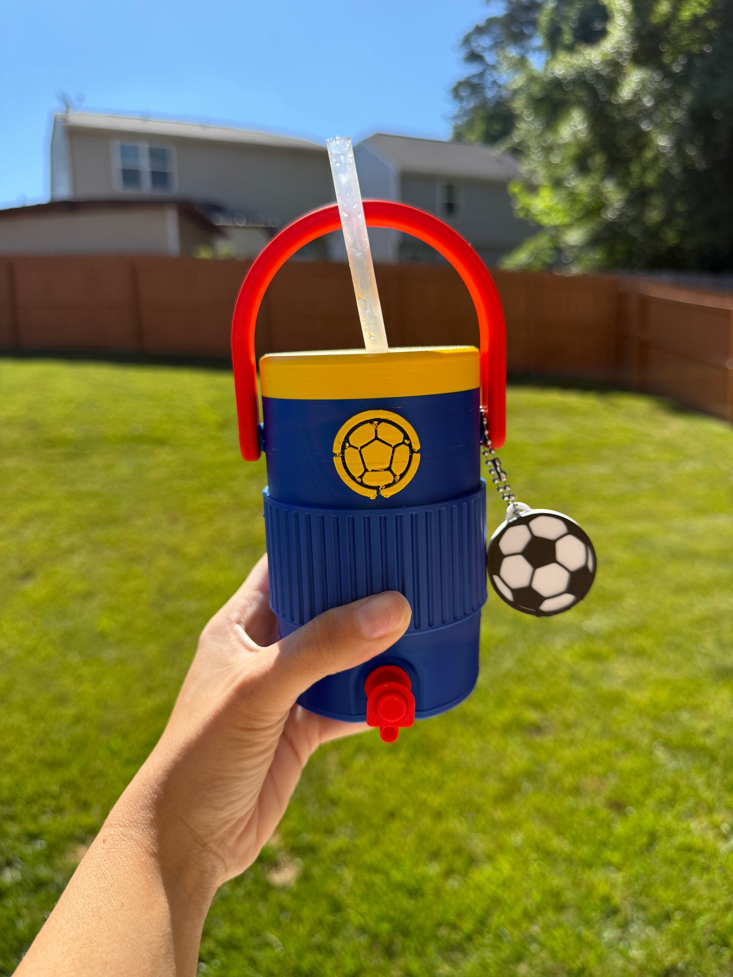 Selección Colombia 3D Can Holder | Soccer Beer Can Holder 12oz with Bottle Opener