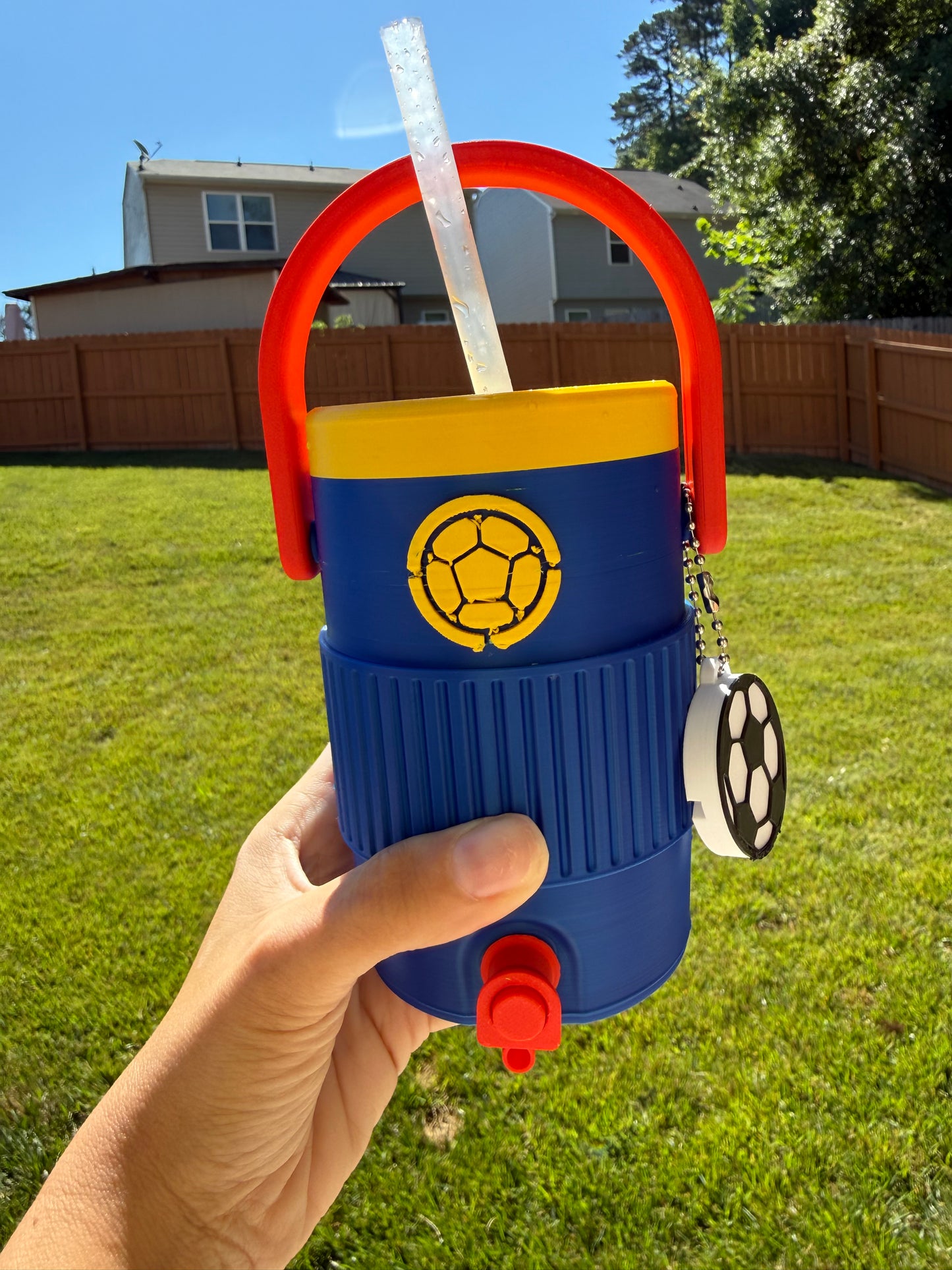 Selección Colombia 3D Can Holder | Soccer Beer Can Holder 12oz with Bottle Opener