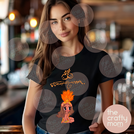 2025 Karol G “Tropicoqueta” T-Shirt – Tropical Cartoon Edition