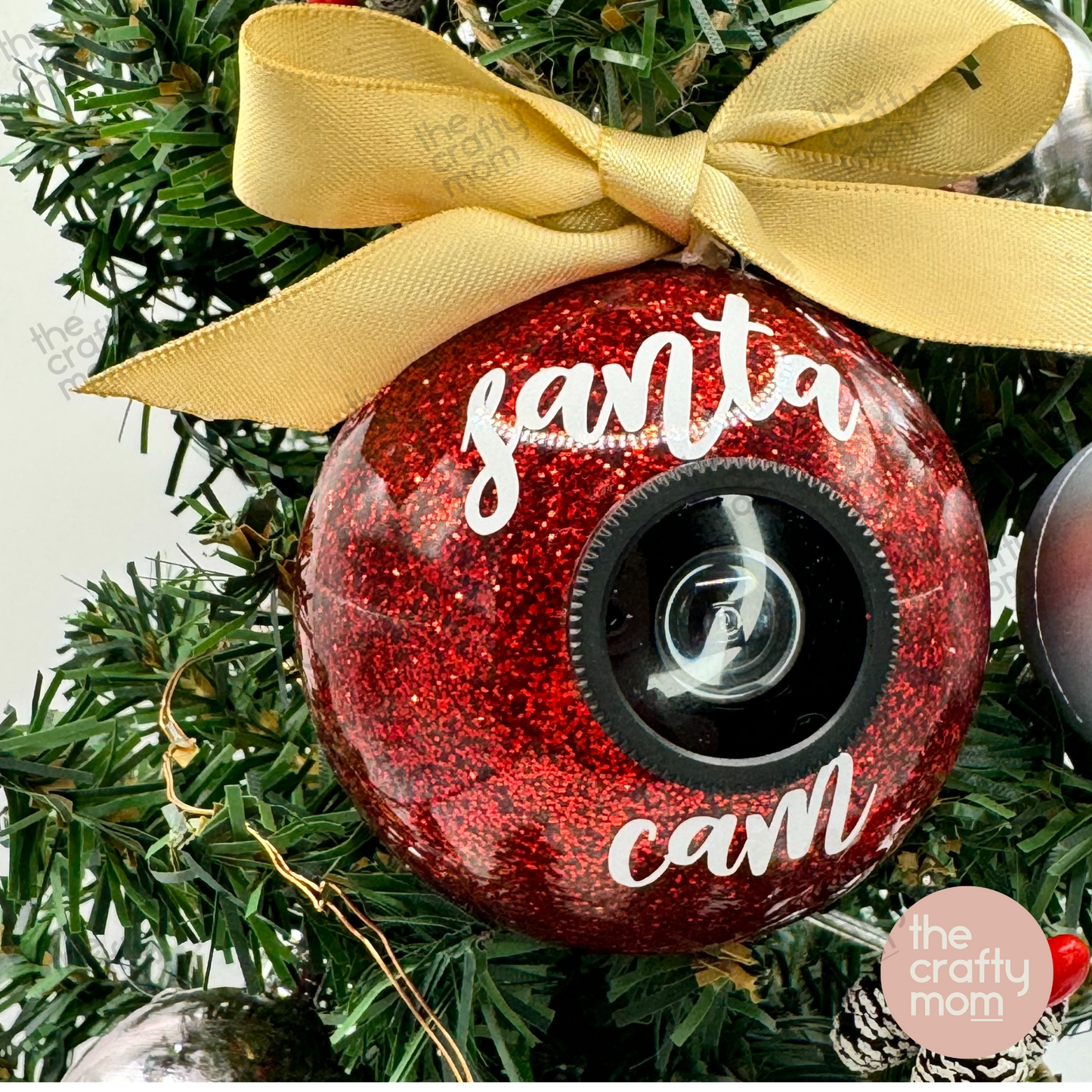 Santa Cam Christmas Ornament