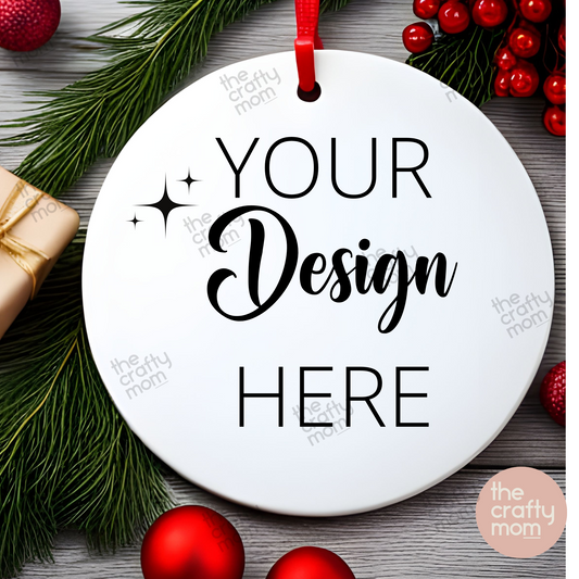 Custom flat ornament