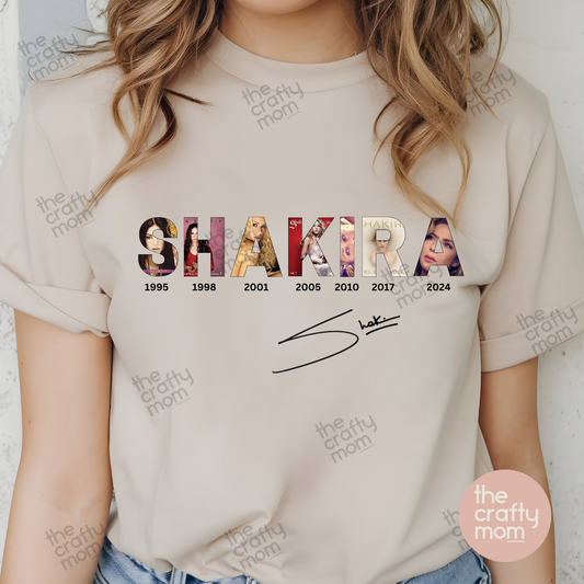 Shakira Discography T-Shirt